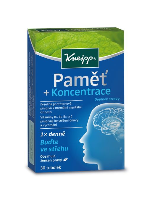 Kneipp Paměť + Koncentrace 30 tobolek Kneipp