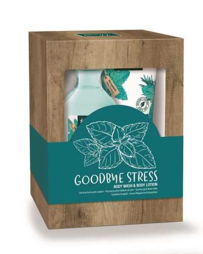 Kneipp Sada Goodbye Stress sprchový gel 250 ml + tělové mléko 200 ml Kneipp