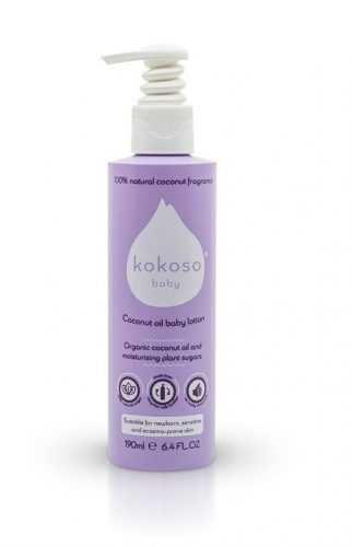 Kokoso Baby Tělové mléko s parfemací 190 ml Kokoso Baby