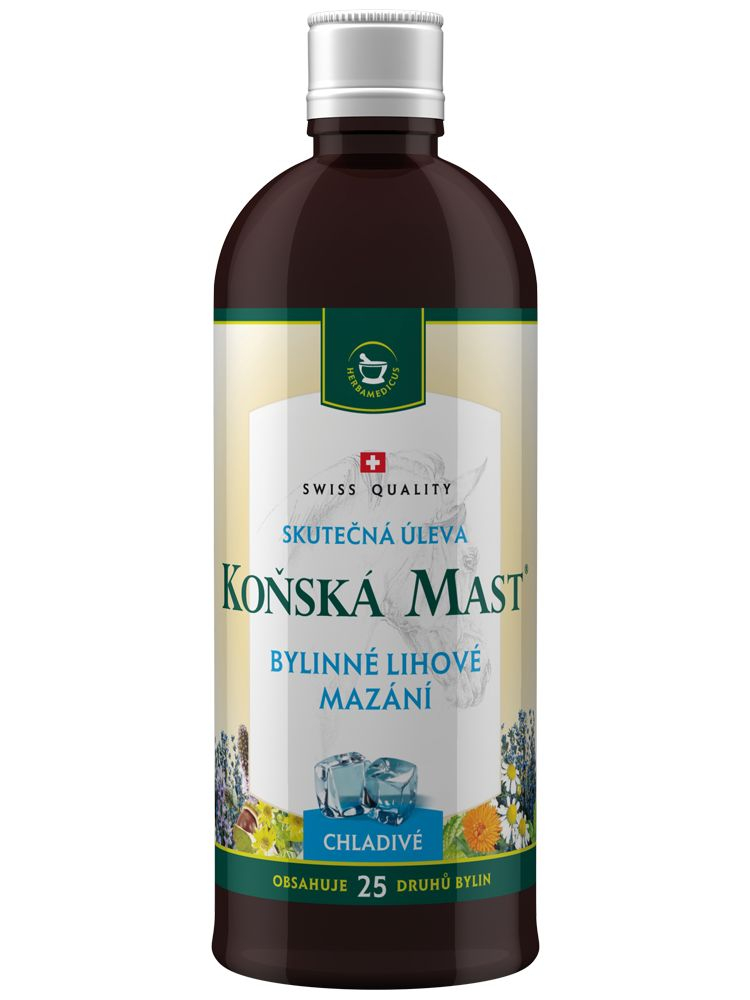 Koňská mast Bylinné lihové mazání chladivé 400ml Herbamedicus