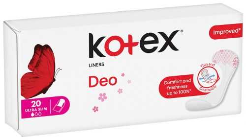 Kotex Liners Deo UltraSlim slipové vložky 20 ks Kotex
