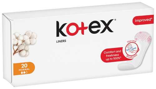 Kotex Liners Normal slipové vložky 20 ks Kotex