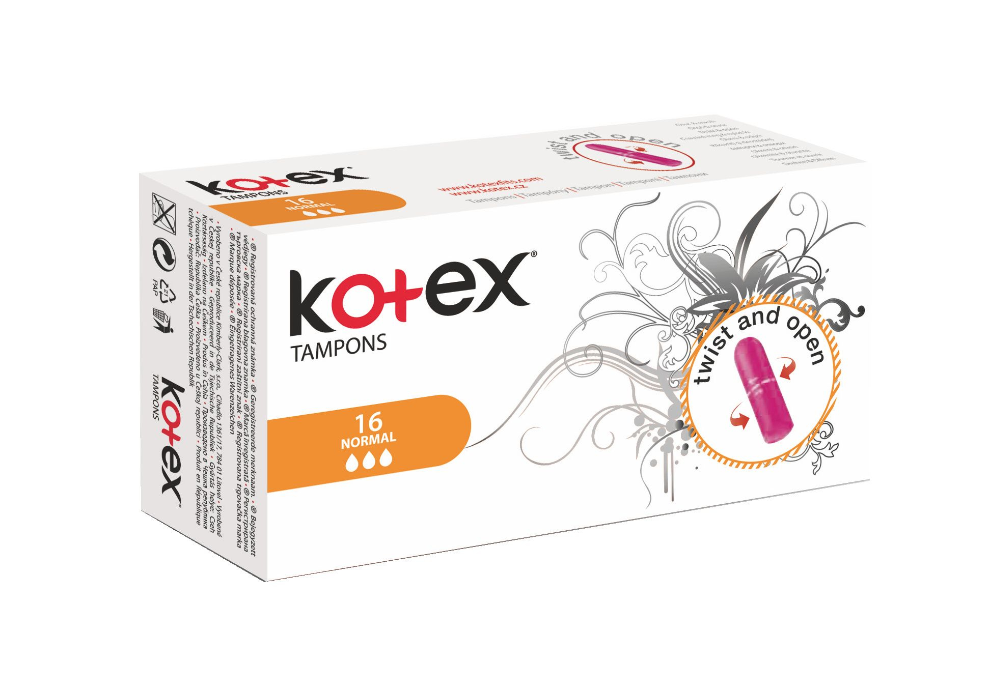 Kotex Normal tampony 16 ks Kotex