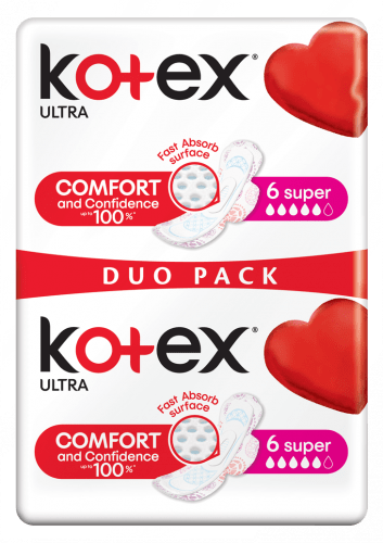 Kotex Ultra Super Duo pack 12 ks Kotex