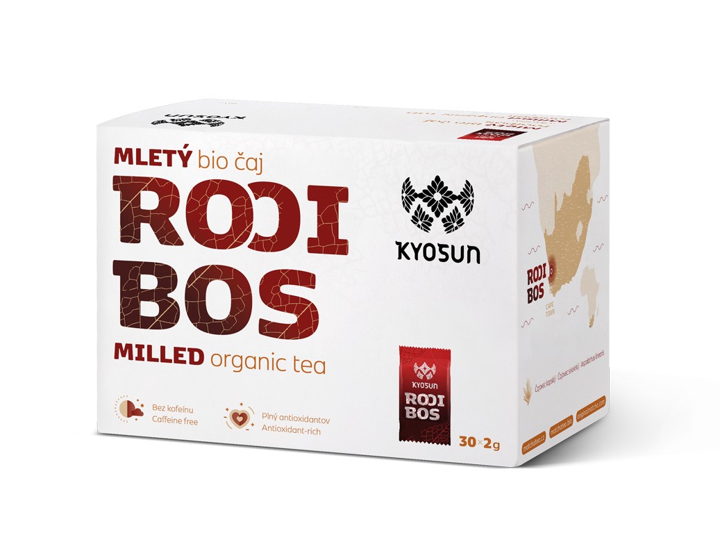 Kyosun Rooibos BIO mletý čaj 30x2 g Kyosun