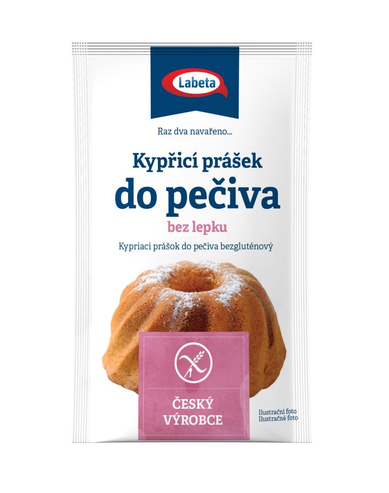 Labeta Kypřící prášek do pečiva bez lepku 12 g Labeta