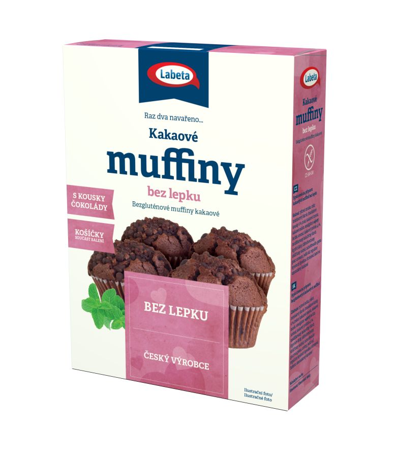 Labeta Muffiny kakaové bez lepku 300 g Labeta
