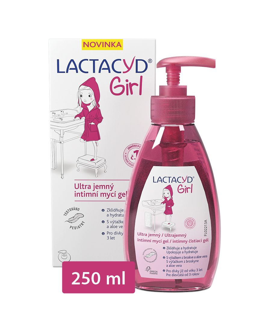 Lactacyd Girl Ultra jemný intimní mycí gel 200 ml Lactacyd