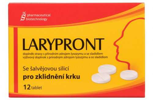 Larypront se šalvějovou silicí 12 tablet Larypront