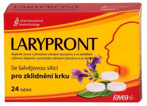 Larypront se šalvějovou silicí 24 tablet Larypront
