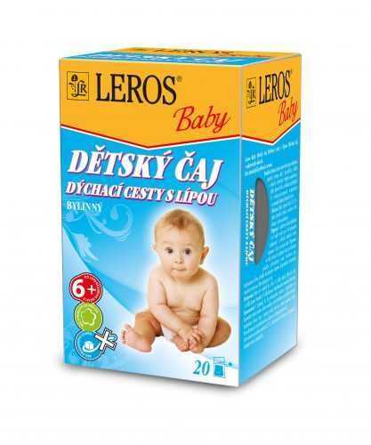 Leros Baby Dýchací cesty s lípou dětský čaj 20x2 g Leros