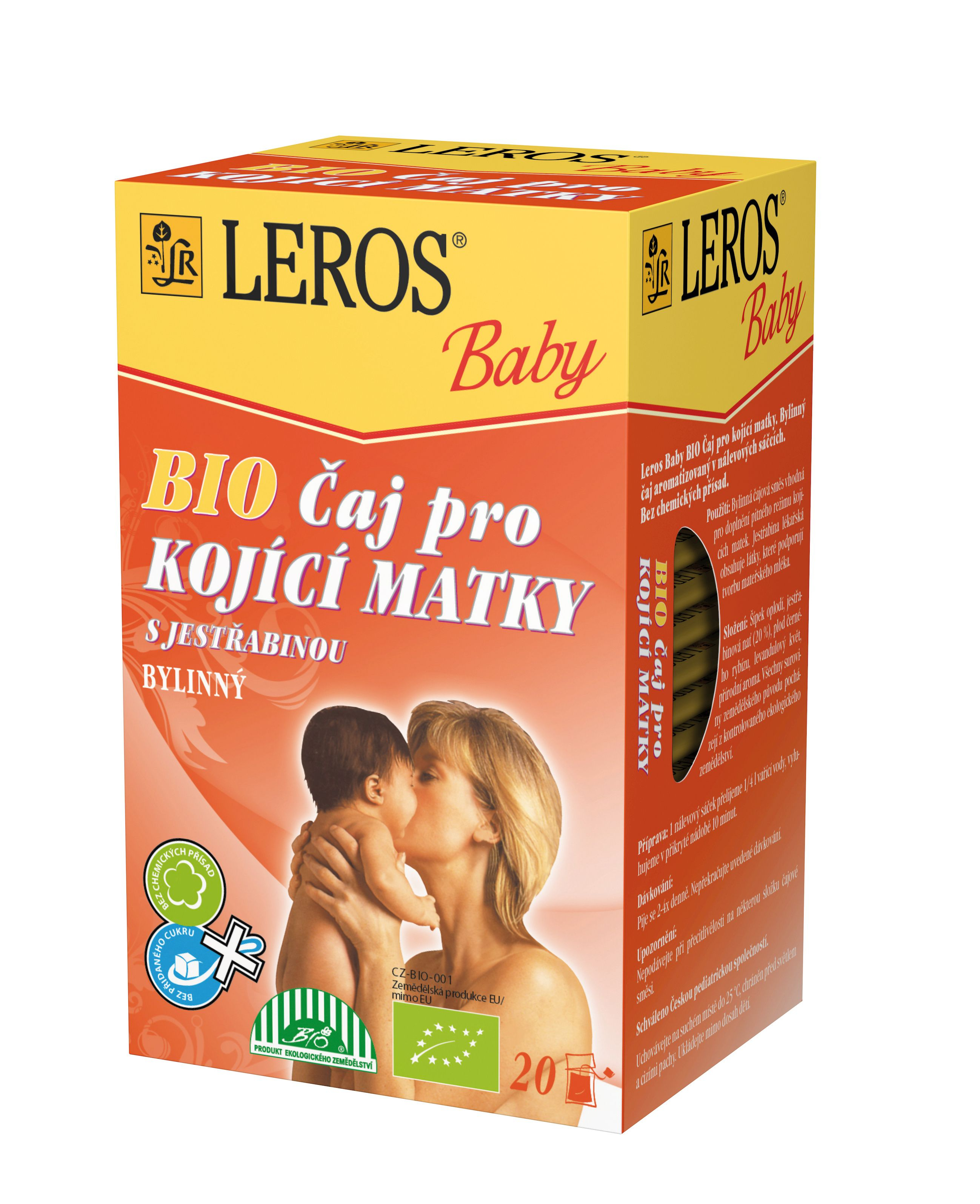 Leros Čaj pro kojící matky BIO 20x2 g Leros