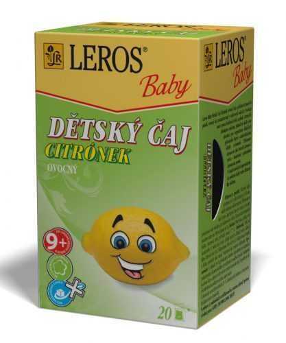 Leros Dětský čaj Citrónek 20x2 g Leros
