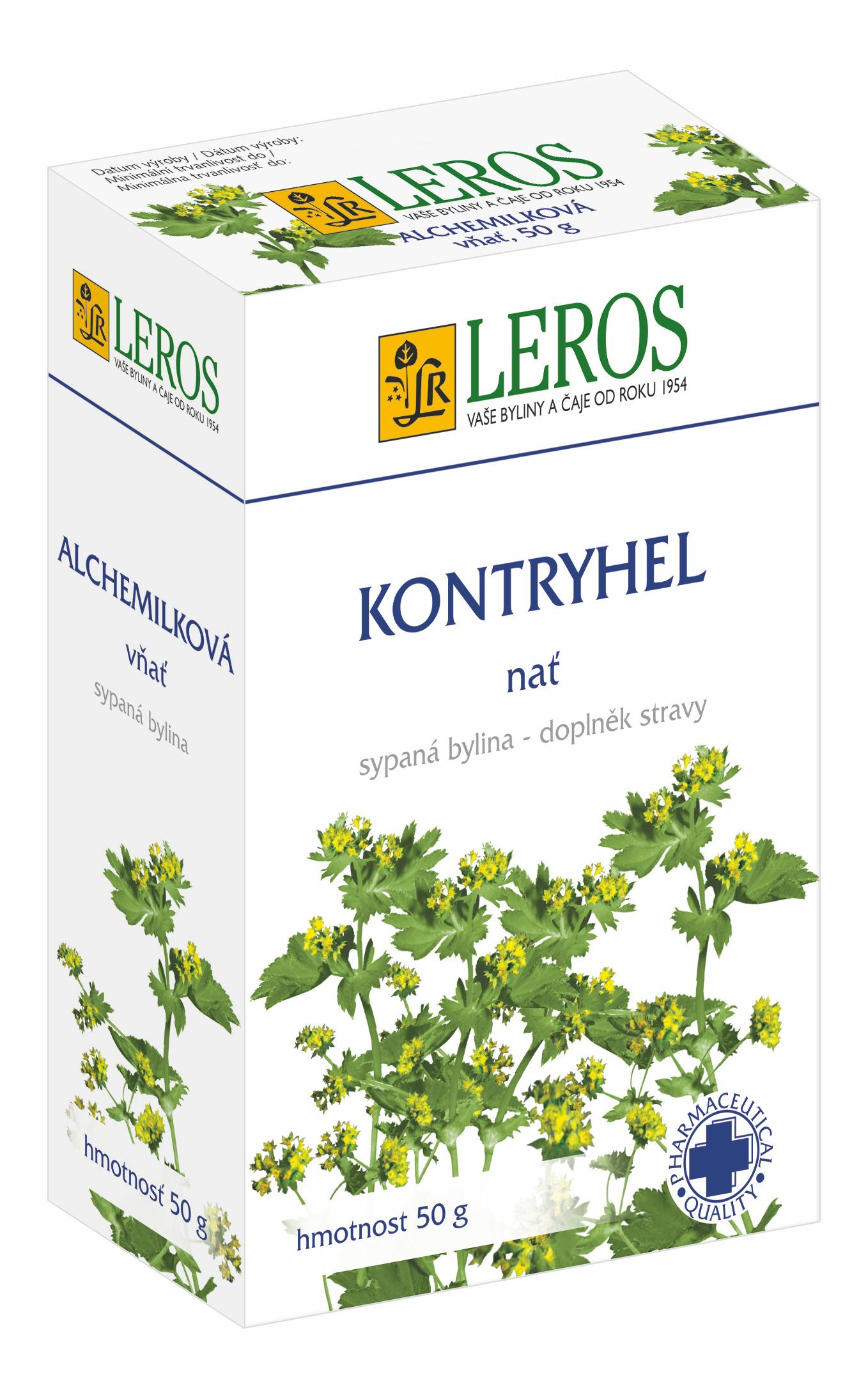 Leros Kontryhel nať sypaný čaj 50 g Leros