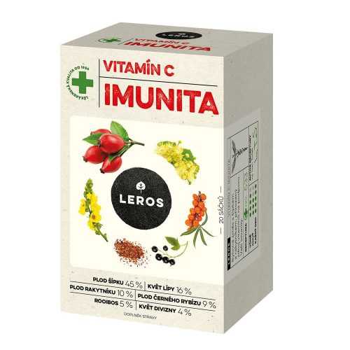 Leros Vitamín C Imunita 20x2 g Leros