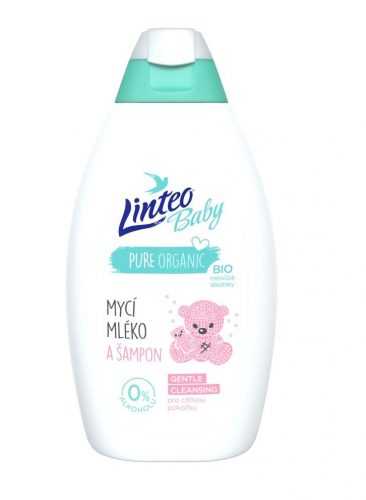 Linteo Baby Dětské mycí mléko a šampon 425 ml Linteo