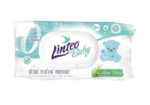 Linteo Baby Dětské vlhčené ubrousky s Aloe Vera 80 ks Linteo