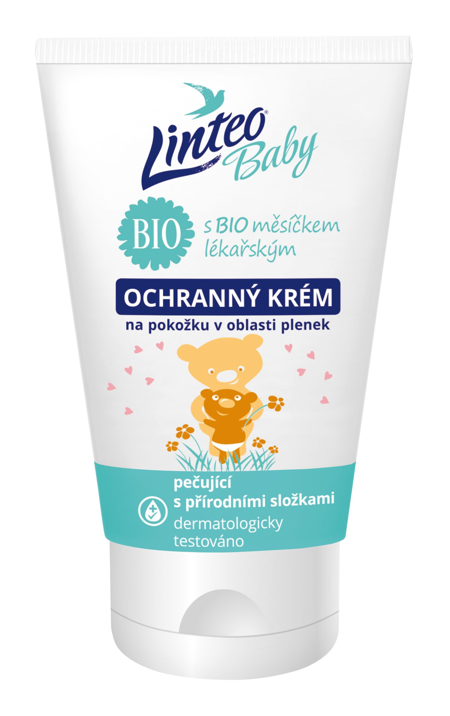 Linteo Baby Dětský krém na opruzeniny s BIO měsíčkem lékařským 75 ml Linteo