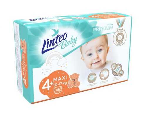 Linteo Baby PREMIUM 4+ Maxi 10-17 kg dětské plenky 46 ks Linteo