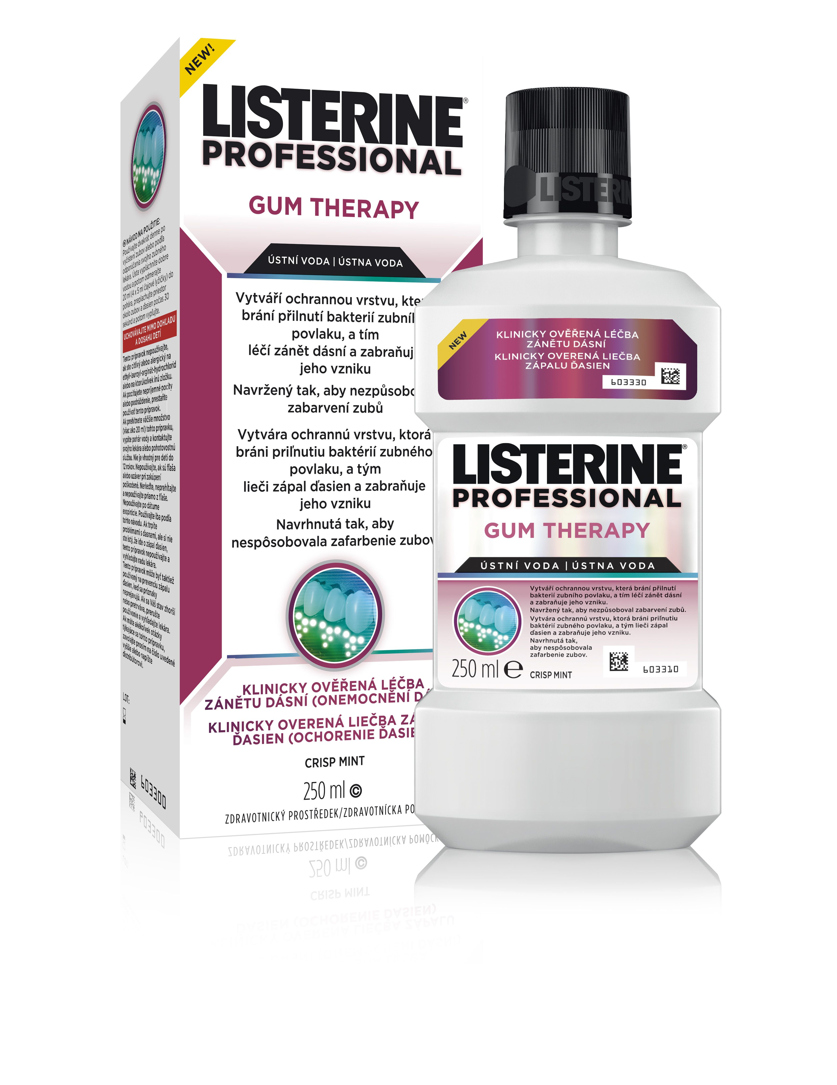 Listerine Professional Gum Therapy ústní voda 250 ml Listerine