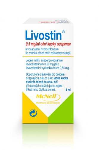 Livostin oční kapky 4 ml Livostin