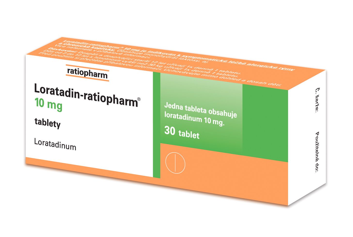 Loratadin-ratiopharm 10 mg 30 tablet
