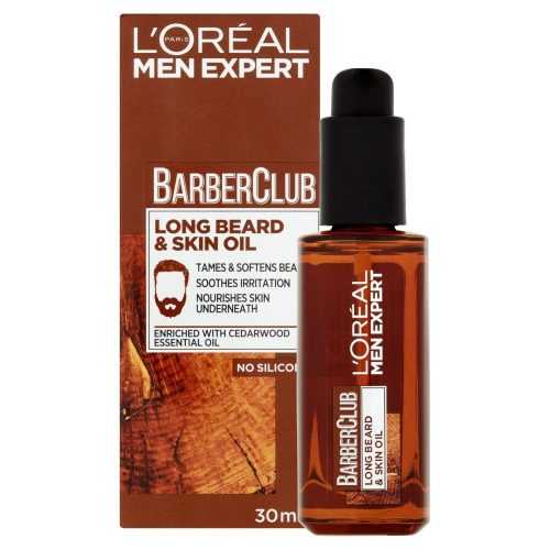 Loréal Paris Barber Club Výživný olej na dlouhé vousy a pleť 30 ml Loréal Paris