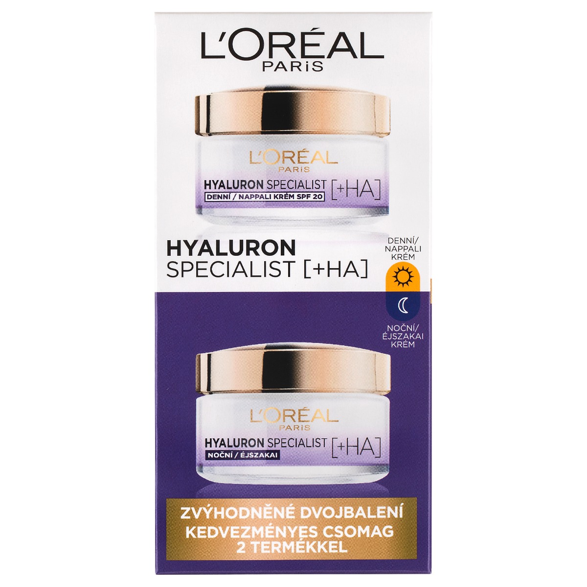 Loréal Paris Hyaluron Specialist denní a noční krém 2x50 ml Loréal Paris