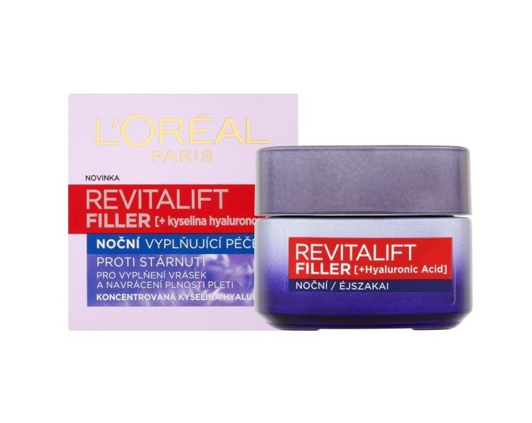 Loréal Paris Revitalift Filler [HA] noční krém proti vráskám 50 ml Loréal Paris