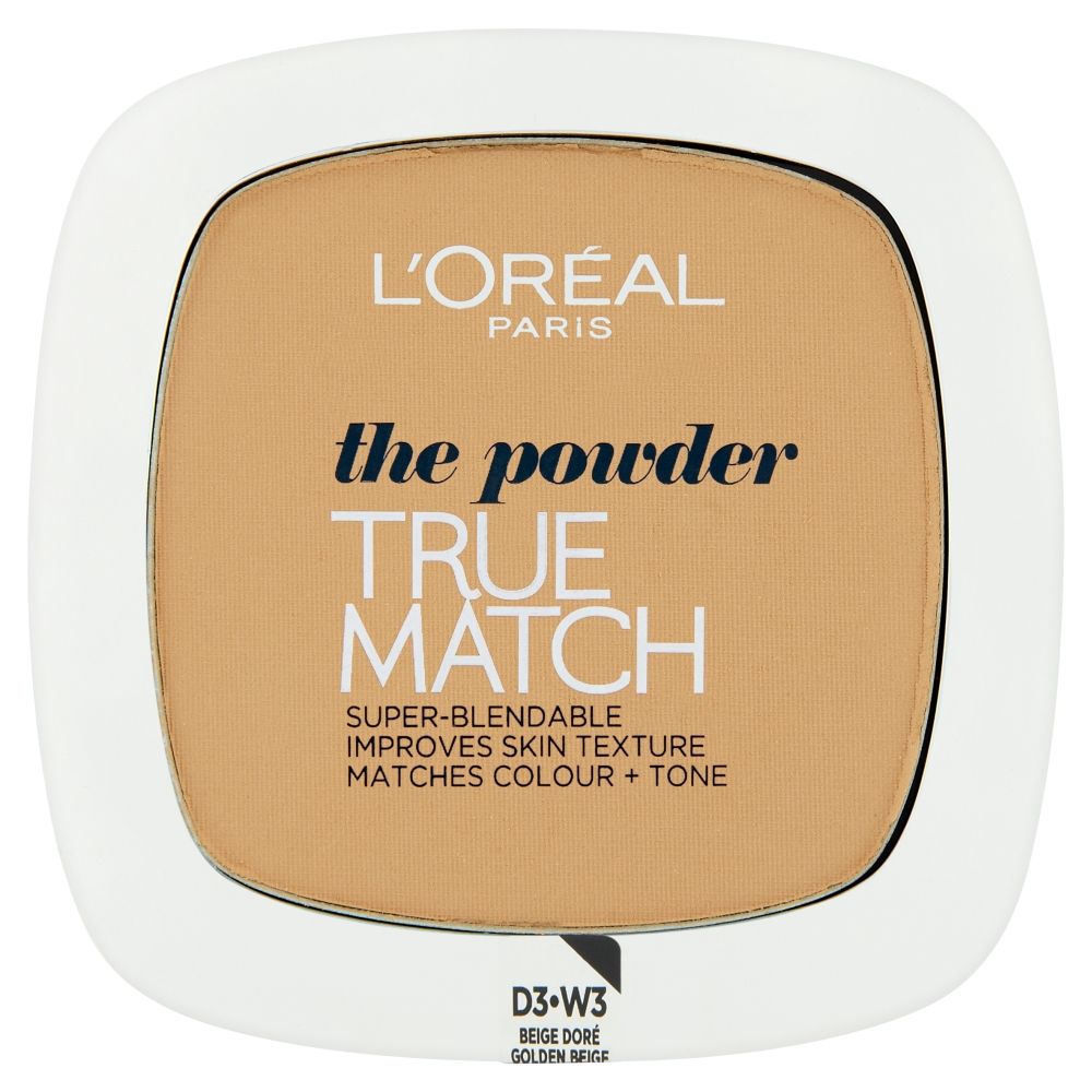 Loréal Paris True Match Golden Beige W3 kompaktní pudr 9 g Loréal Paris