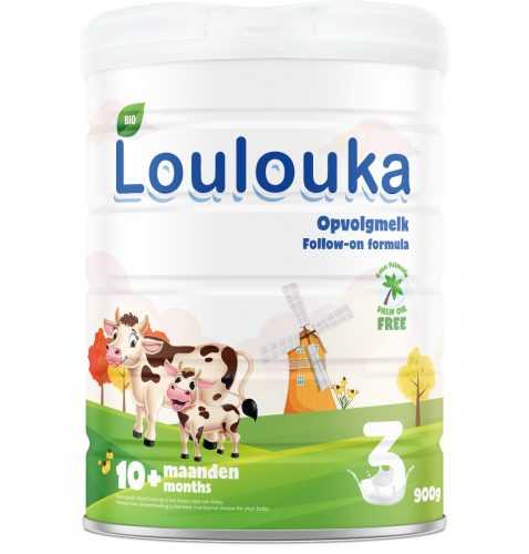 Loulouka 3 BIO pokračovací batolecí výživa 900 g Loulouka