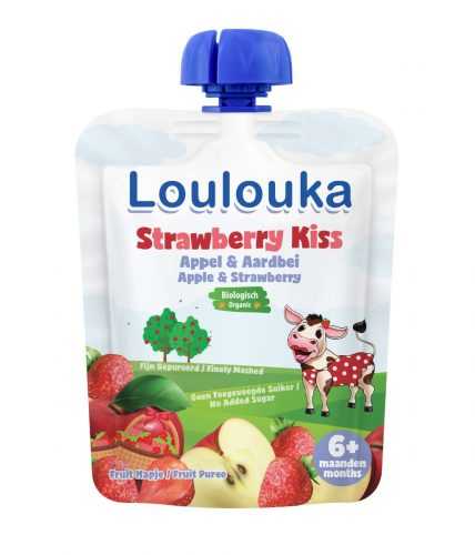 Loulouka BIO kapsička Strawberry Kiss jablko