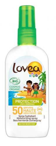 Lovea BIO Dětské voděodolné ochranné mléko na opalování ve spreji SPF50 100 ml Lovea