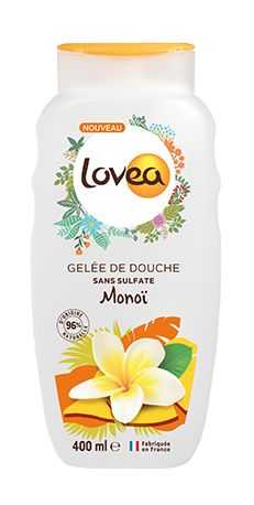 Lovea Sprchový gel monoi 400 ml Lovea