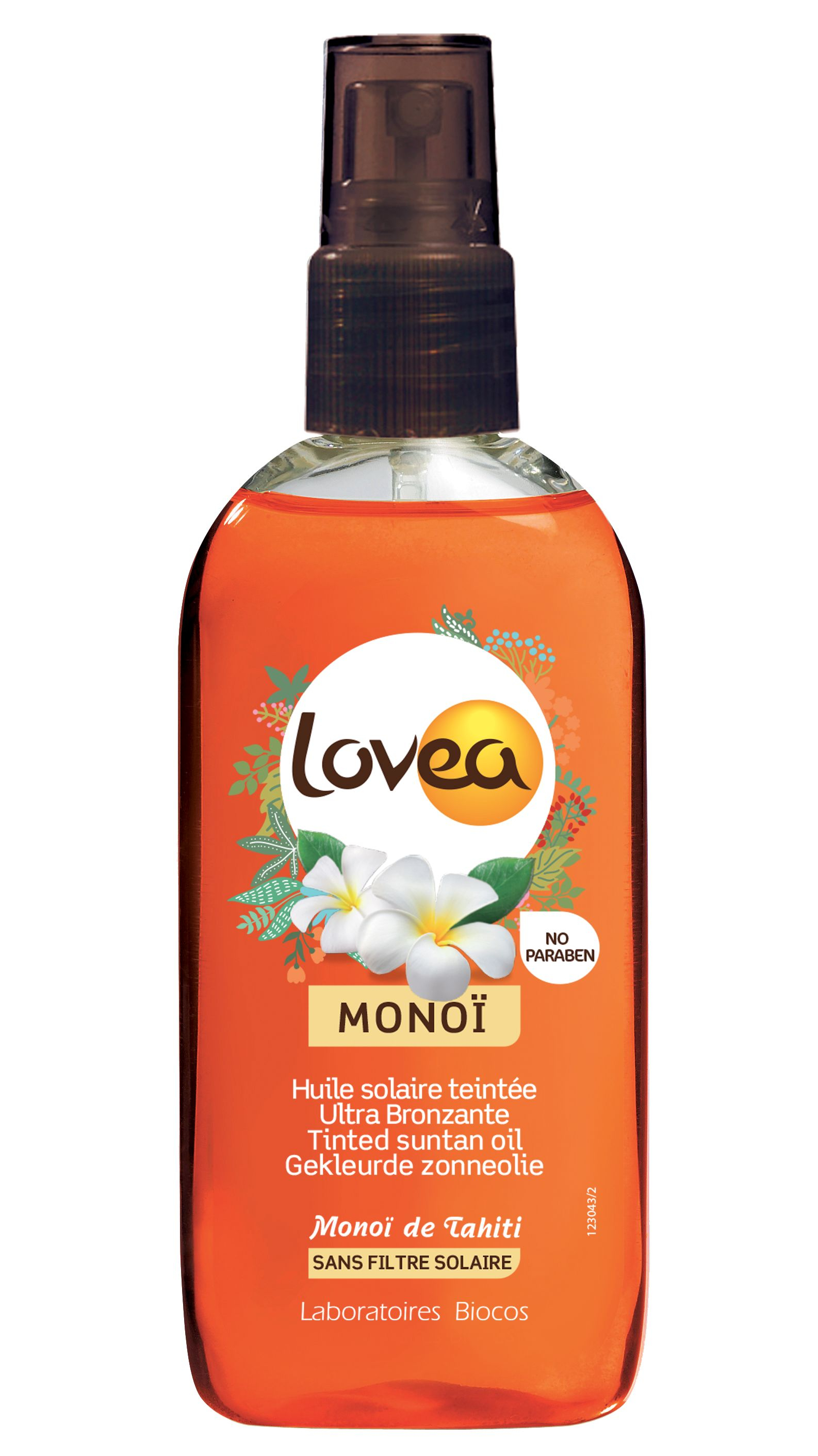 Lovea Tónovací olej urychlující opálení bez SPF sprej 125 ml Lovea