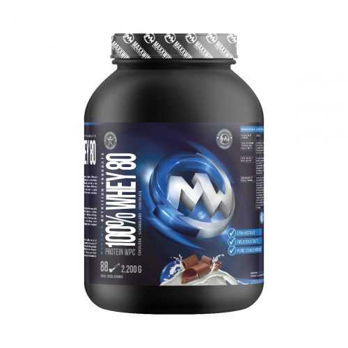 MAXXWIN 100% WHEY 80 čokoláda 2200 g MAXXWIN