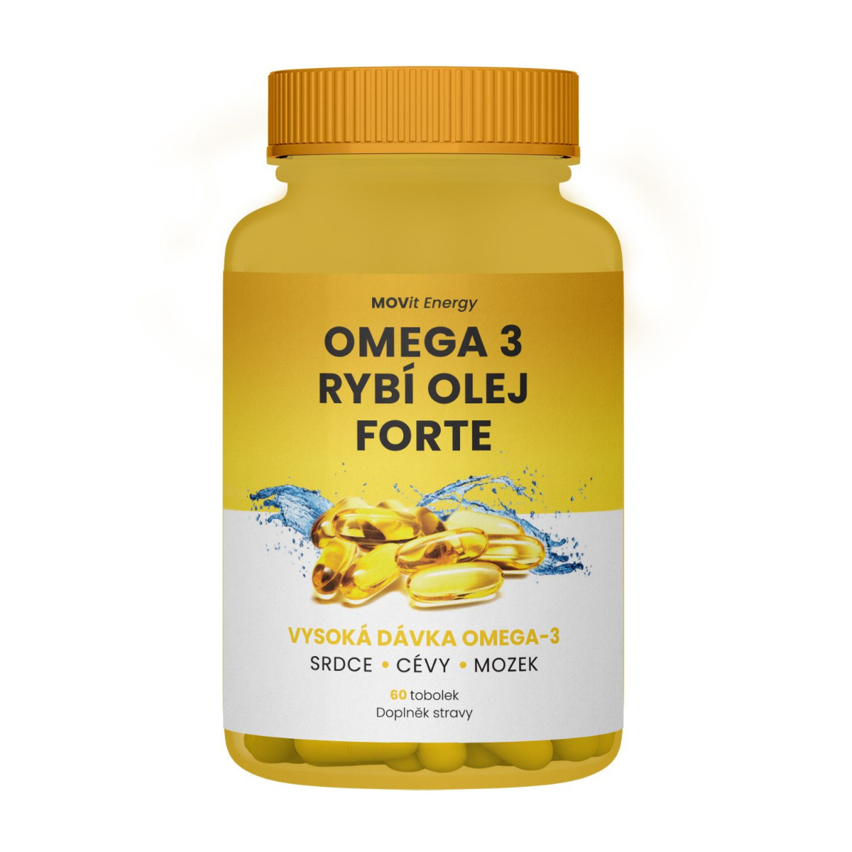 MOVit Energy Omega 3 Rybí olej FORTE 60 tobolek MOVit Energy