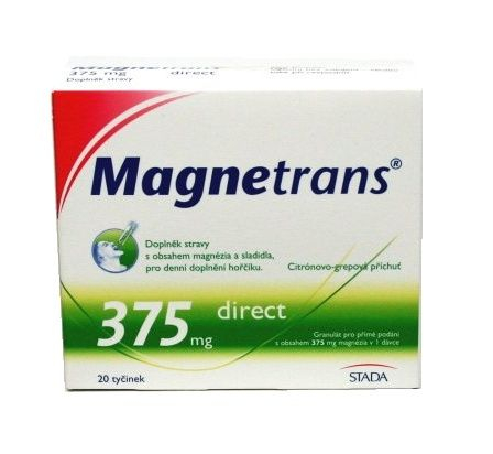 Magnetrans 375 mg 20 tyčinek granulátu Magnetrans