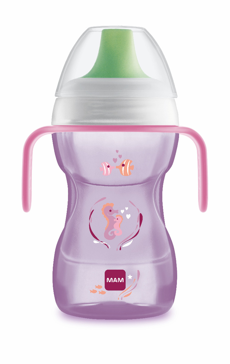 Mam Fun to drink cup 8m+ 270 ml hrnek na učení s oušky 1 ks Mam