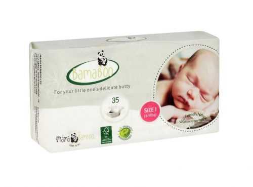 Mama Bamboo Newborn 2-4 kg bambusové pleny 35 ks Mama Bamboo