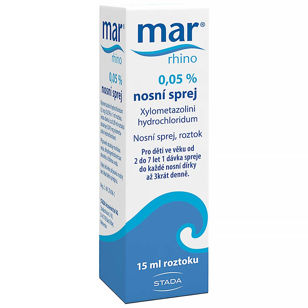 Mar rhino 0.05% nosní sprej 15 ml Mar