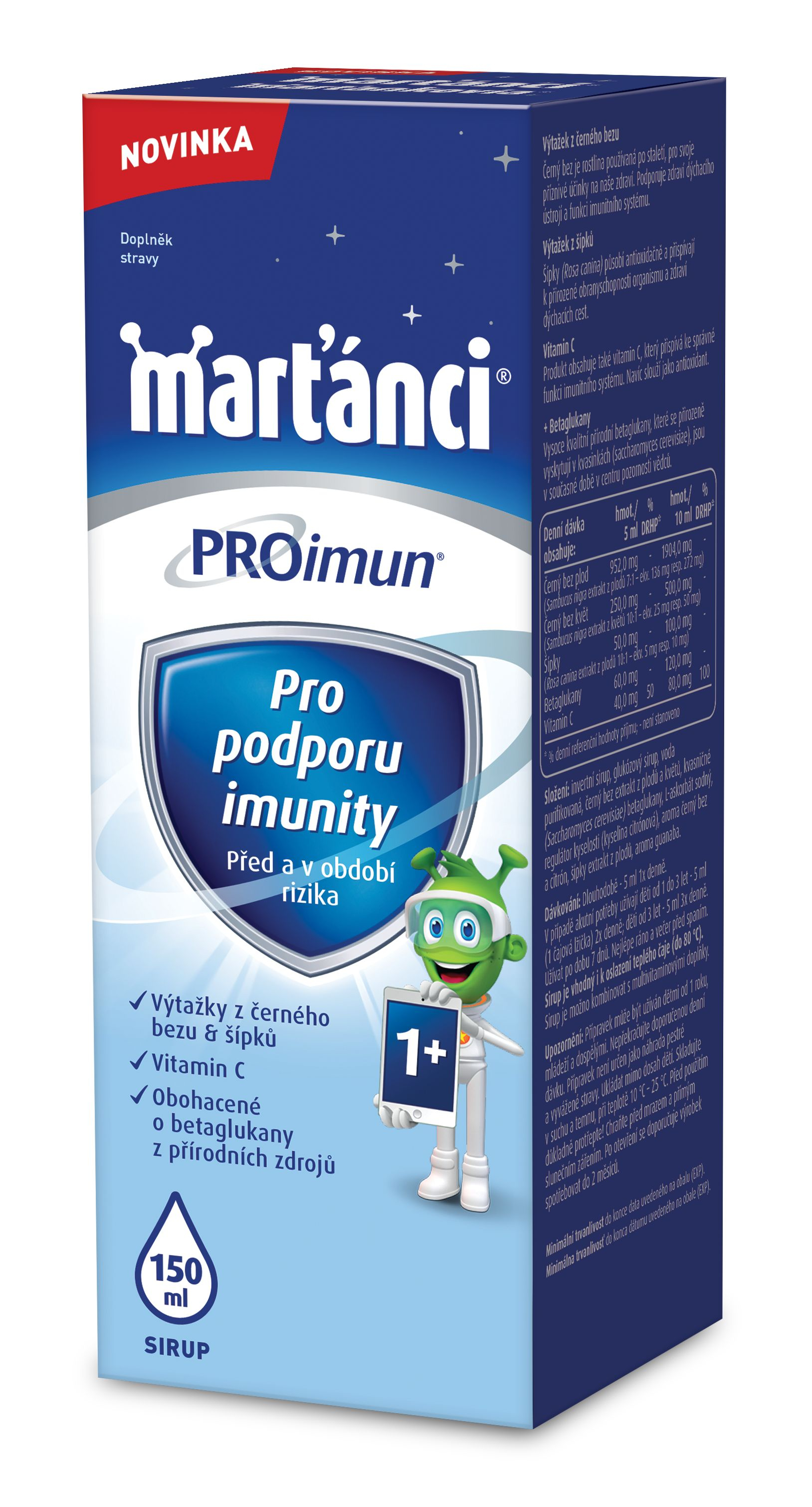 Marťánci PROimun sirup 150 ml Marťánci