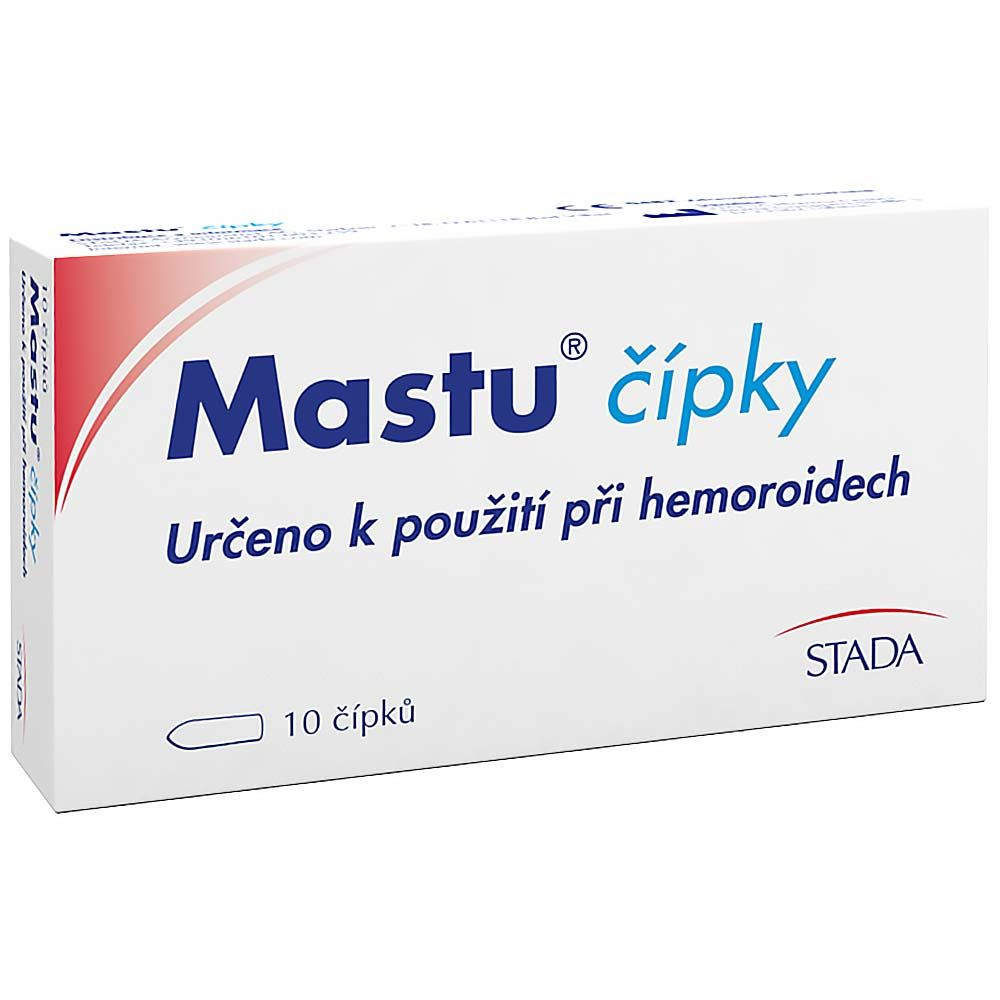 Mastu čípky 10 ks Mastu