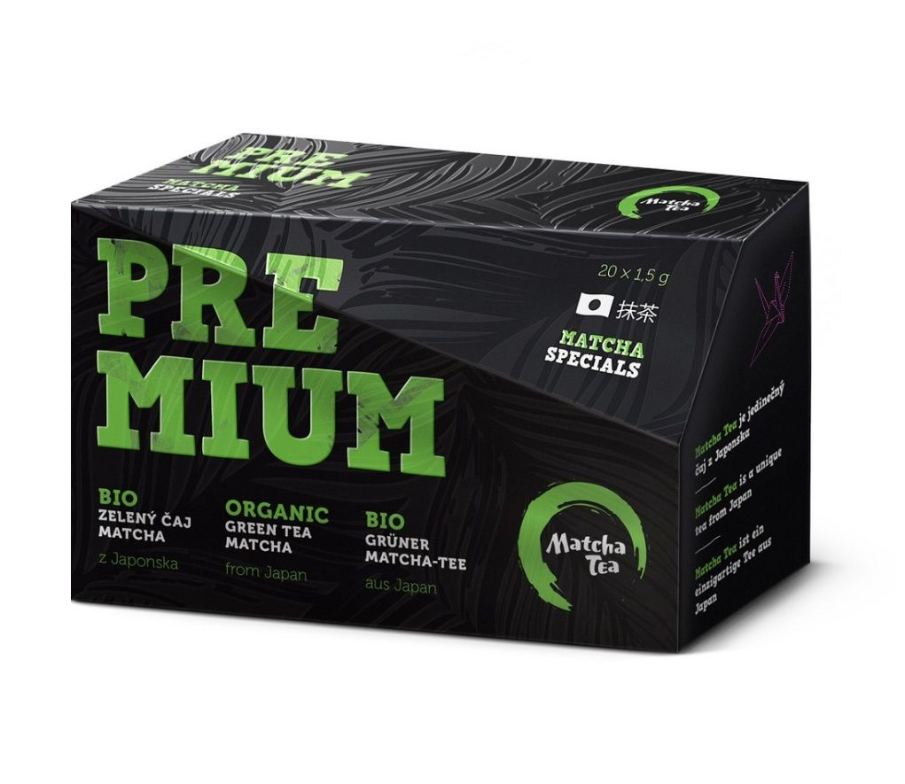 Matcha Tea Premium BIO zelený čaj 20x1