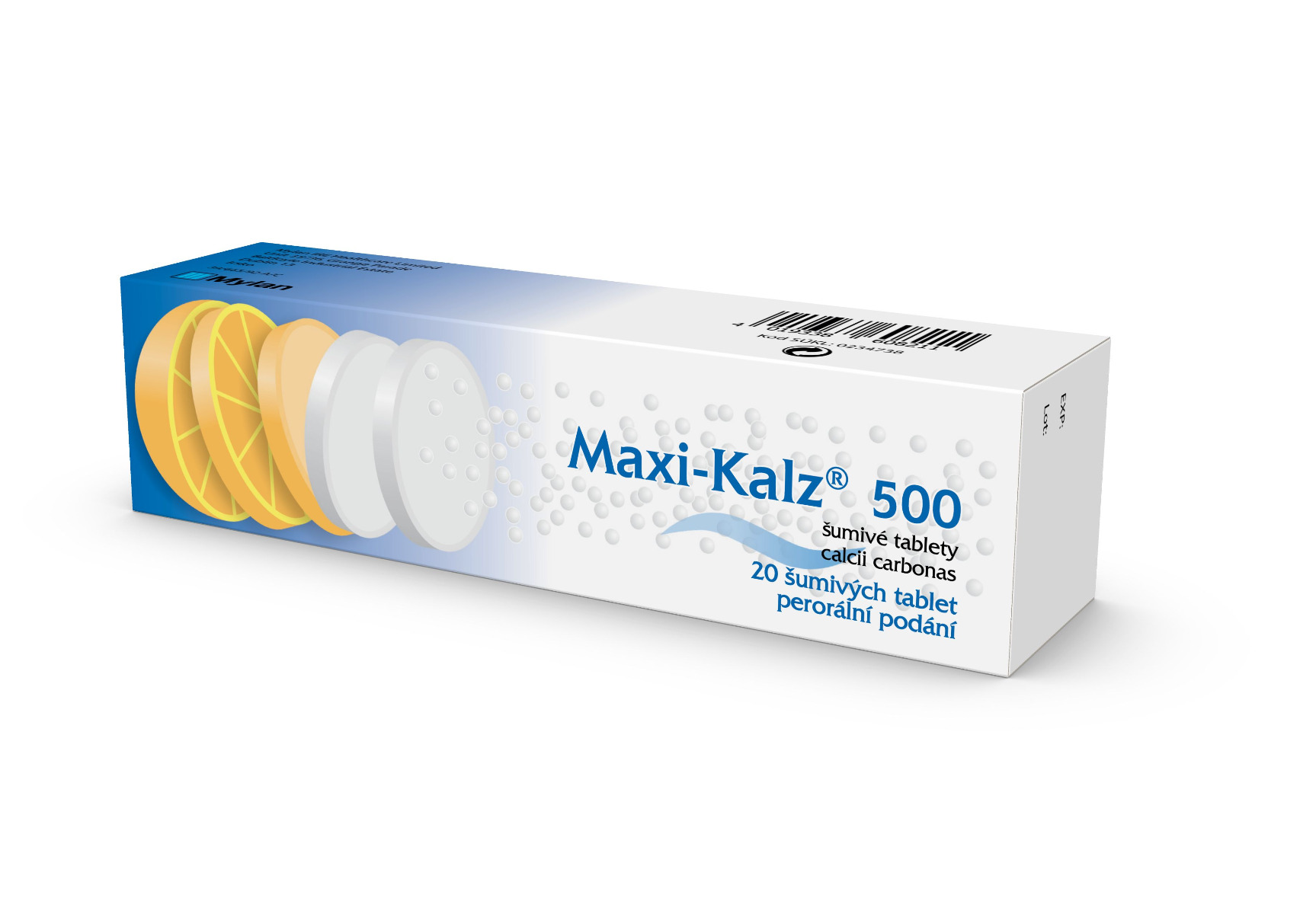 Maxi-Kalz 500 mg 20 šumivých tablet Maxi-Kalz