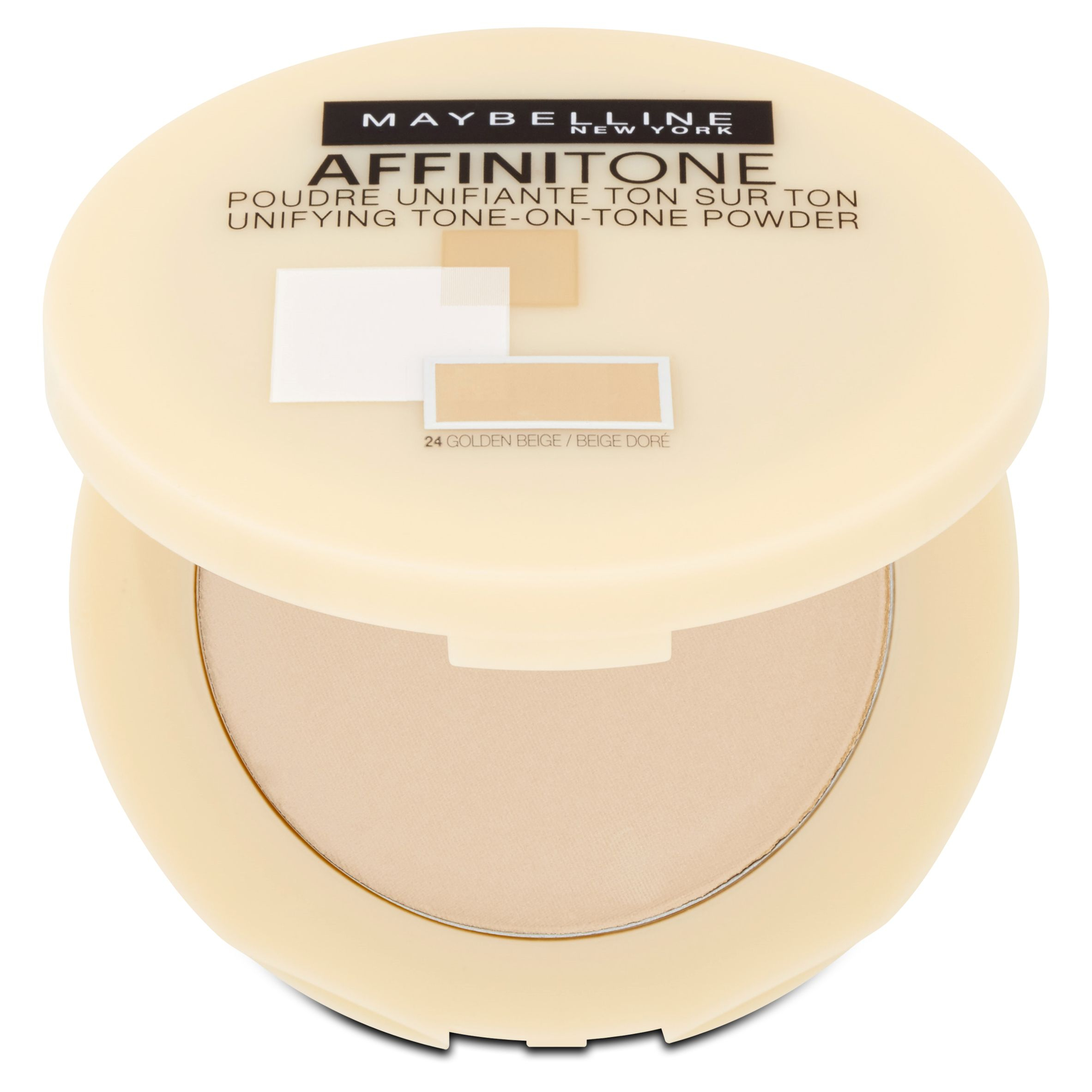 Maybelline Affinitone Powder 24 Golden Beige pudr 9 g Maybelline