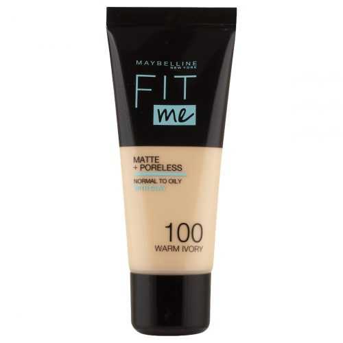 Maybelline Fit me Matte&Poreless make-up 30 ml 100 Warm Ivory Maybelline