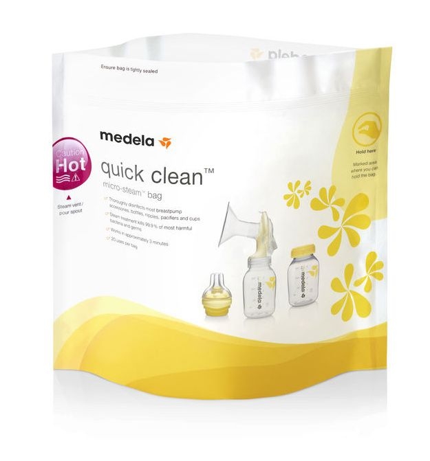 Medela Quick Clean Sáčky pro čištění v mikrovlnné troubě 5 ks Medela