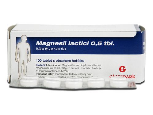 Medicamenta Magnesii lactici 0.5 tbl. 100 tablet Medicamenta