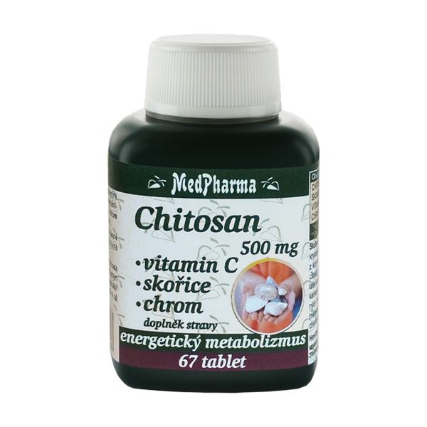 Medpharma Chitosan 500 mg + vitamin C + chrom 67 tablet Medpharma